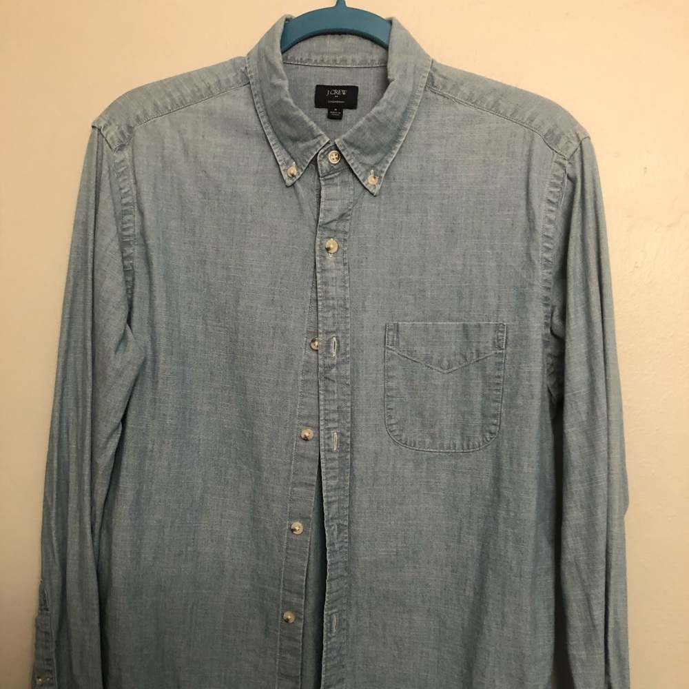 JCrew Chambray Shirt -medium